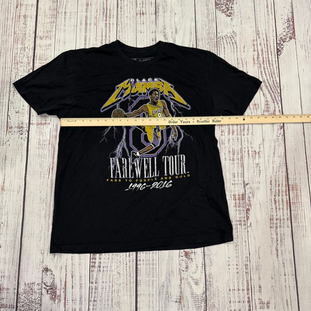 TPG Kobe Bryant Black Mamba Farewell Tour Tee Double Sided Men's XL - Picture 5 of 6
